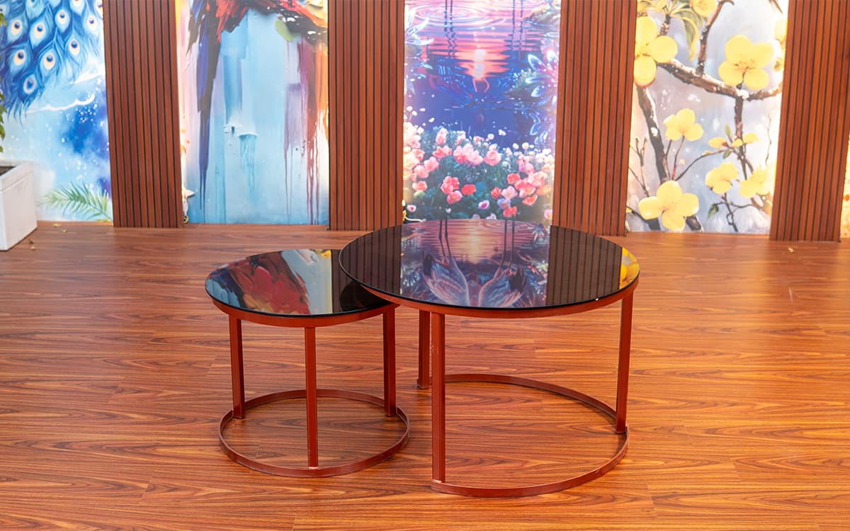 Round Glass Table