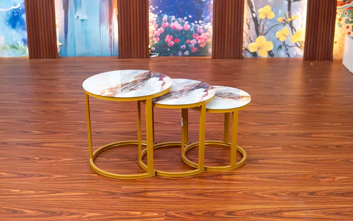Golden Marble Table